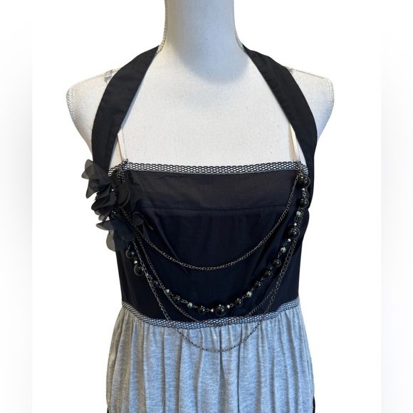 NWT Bai Amour Doublelayer Black, White, and Grey Sleeveless Dress. Large - Picture 10 of 10